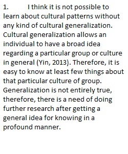 cultural patterns